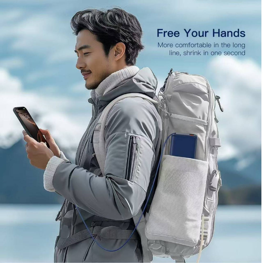 ใหม่! E66 Powerbank 20000mAh cable Built-in Fast Charge PD 45W มีสายในตัว!