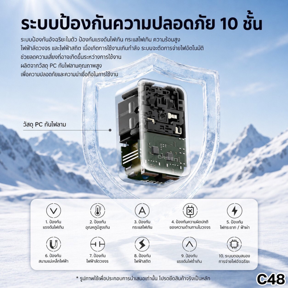 World Travel Adapter C48 Fast Charge PD QC 45W