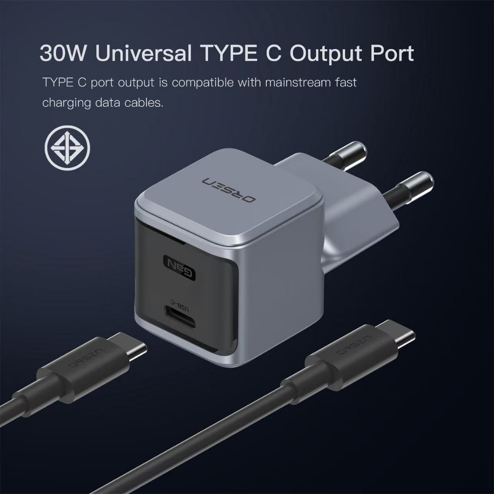 Adapter C33T GaN Super Fast Charge PD QC 30W