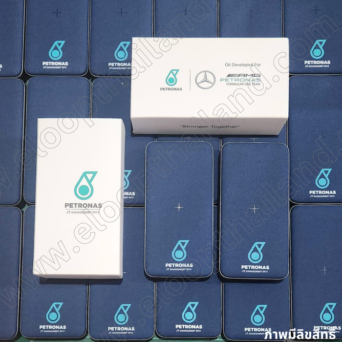 งานสกรีนโลโก้บน EW40 20000mAh พาวเวอร์แบงค์ของพรีเมี่ยมแจกลูกค้า