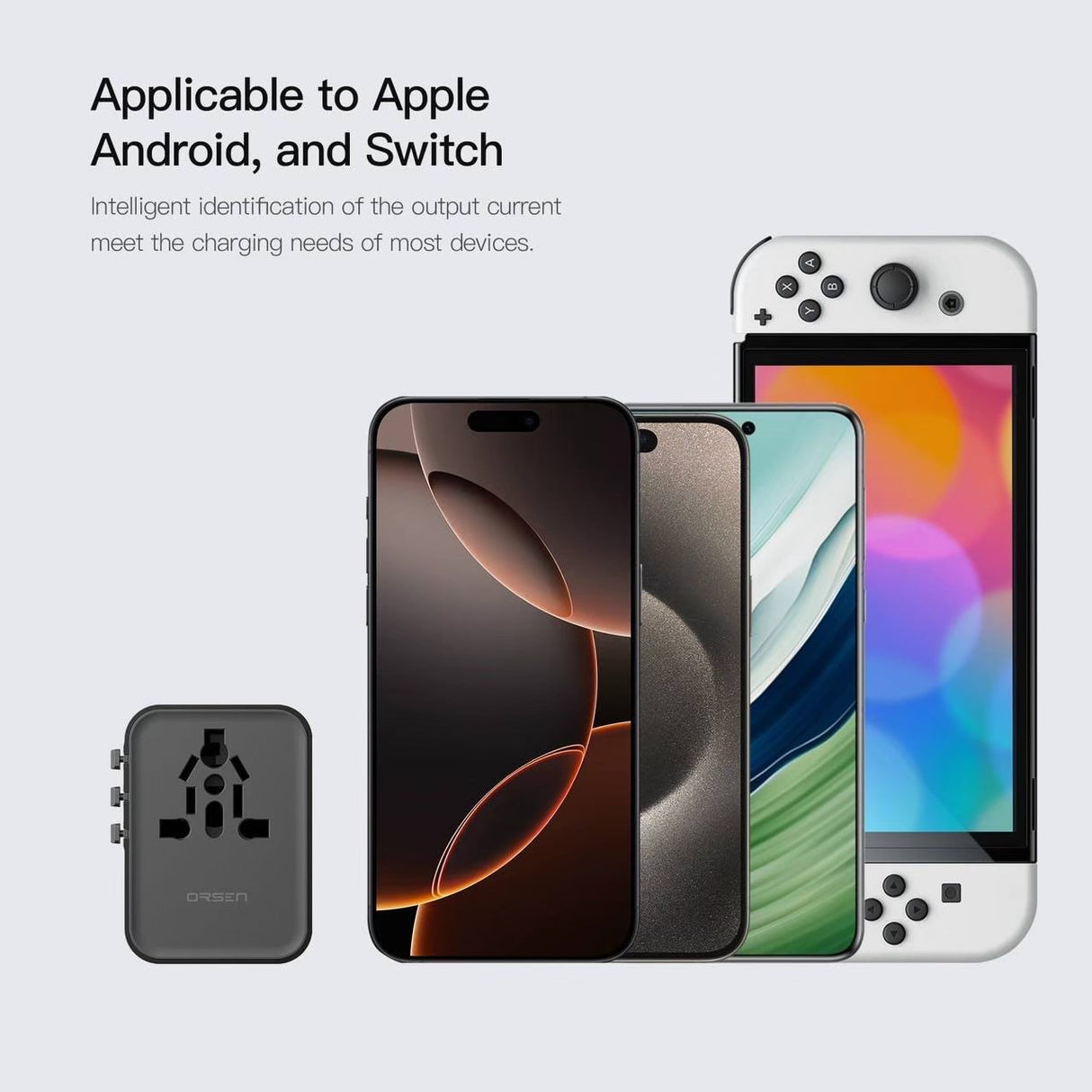 C18B World Travel Adapter QC 3.0 รุ่นอัพเกรด ชาร์จเร็ว PD 25W !