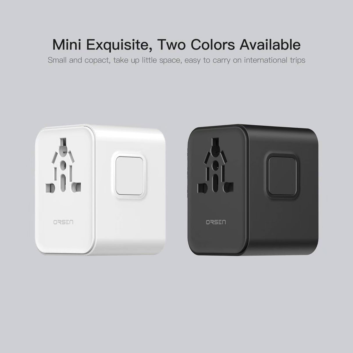 C18B World Travel Adapter QC 3.0 รุ่นอัพเกรด ชาร์จเร็ว PD 25W !