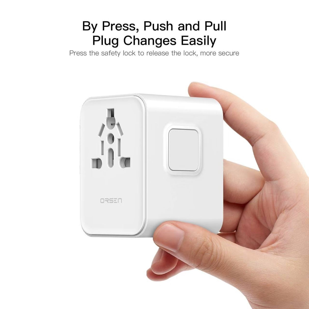 C18B World Travel Adapter QC 3.0 รุ่นอัพเกรด ชาร์จเร็ว PD 25W !