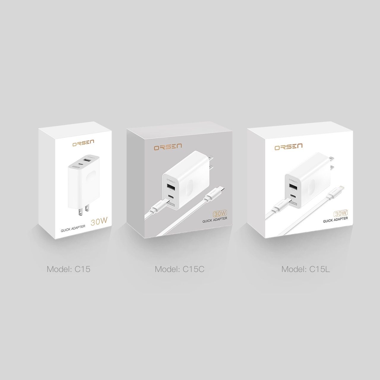 ADAPTER ELOOP C15L PD 30W / QC 3.0 FAST CHARGER จัดส่งฟรี!