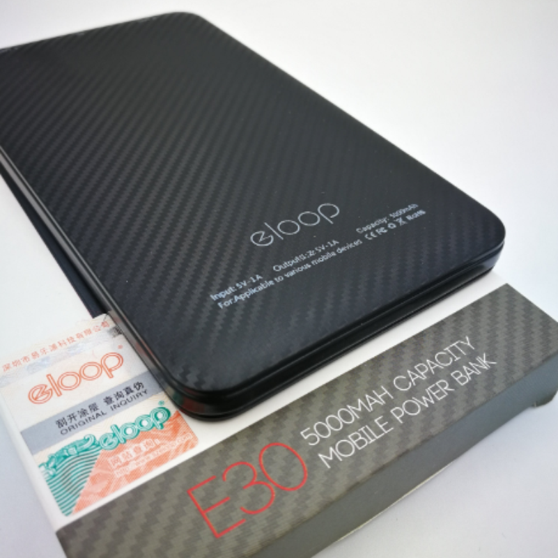 โปรโมชั่น! E30 5000 mAh สีดำ / Black 1 ชิ้น แถมสายชาร์จ ส่งฟรี!