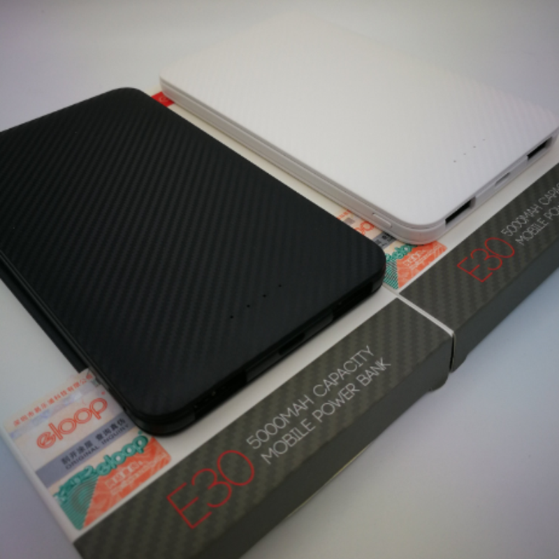 โปรโมชั่น! E30 5000 mAh สีดำ / Black 1 ชิ้น แถมสายชาร์จ ส่งฟรี!