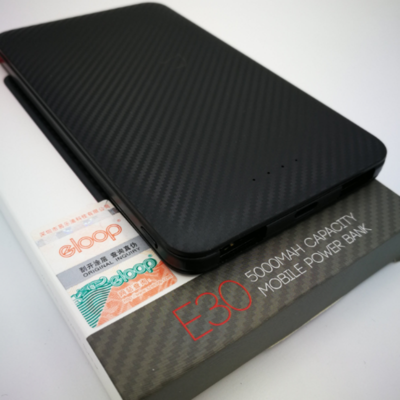 โปรโมชั่น! E30 5000 mAh สีดำ / Black 1 ชิ้น แถมสายชาร์จ ส่งฟรี!