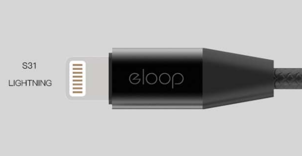 สาย Eloop S31 Lightning Data Cable ส่งฟรี EMS & Kerry Express!