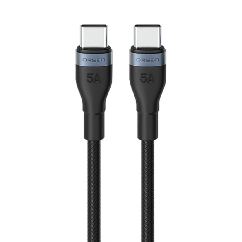 สาย S6 Type-C to Type-C 5A ชาร์จเร็ว PD 100W ยาว 1.5 เมตร จัดส่งฟรี!