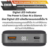 EW35 Powerbank 10000mAh Fast Charge QC3.0 PD 20W สีนํ้าเงิน / Blue จัดส่งฟรี!