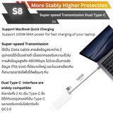 สาย Eloop S8 2-in-1 USB-A & Type C Super Fast Charge QC 4.0 / PD 100W ส่งฟรี !