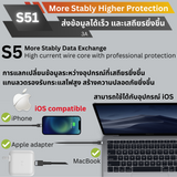 สาย Eloop S51 Type C to Lightning Cable (iphone) 3A 20W ส่งฟรี EMS