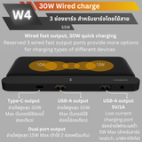 W4 แท่นชาร์จเร็วไร้สาย 5 in 1 Fast Wireless Charger QC3.0 PD 55W ส่งฟรี!
