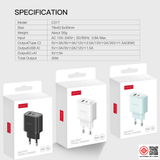 Adapter C31T GaN Super Fast Charge PD QC 30W