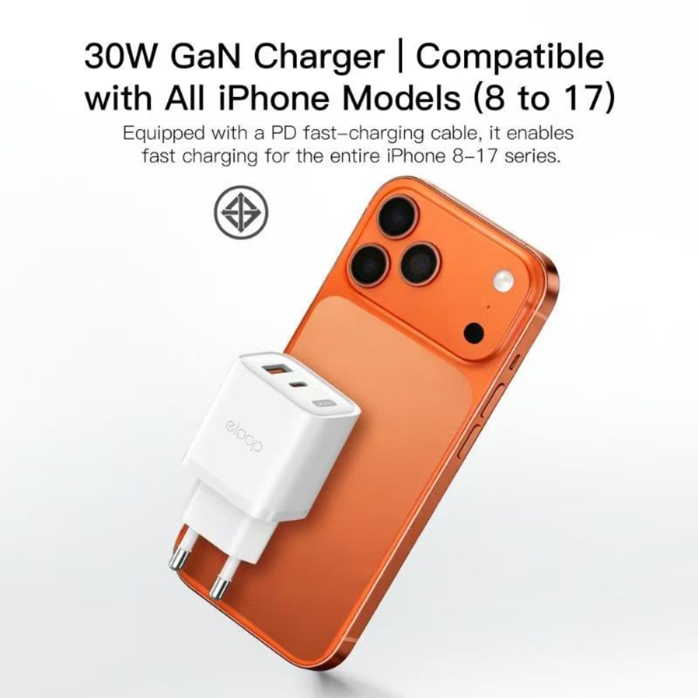 Adapter C31T GaN Super Fast Charge PD QC 30W