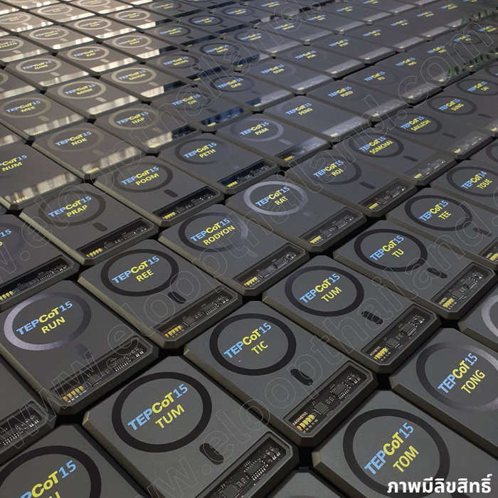 งานสกรีนโลโก้บน EW54 10000mAh พาวเวอร์แบงค์ของพรีเมี่ยมแจกลูกค้า