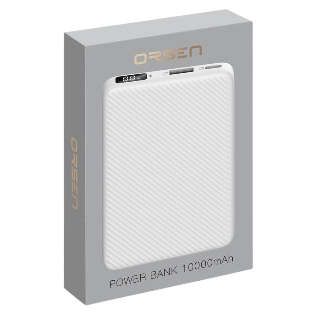 E48 powerbank 10000mAh Eloop & Orsen พาวเวอร์แบงค์