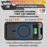 MagSafe! EW40 CCC Magnetic Powerbank 20000mAh Fast Charge QC3.0 PD 20W