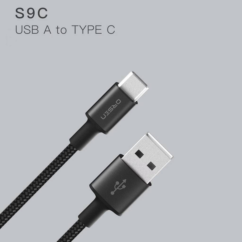 สายชาร์จ S9C สีดำ นํ้าเงิน แดง / Black, Blue, Red ส่งฟรี Kerry & Flash Express!