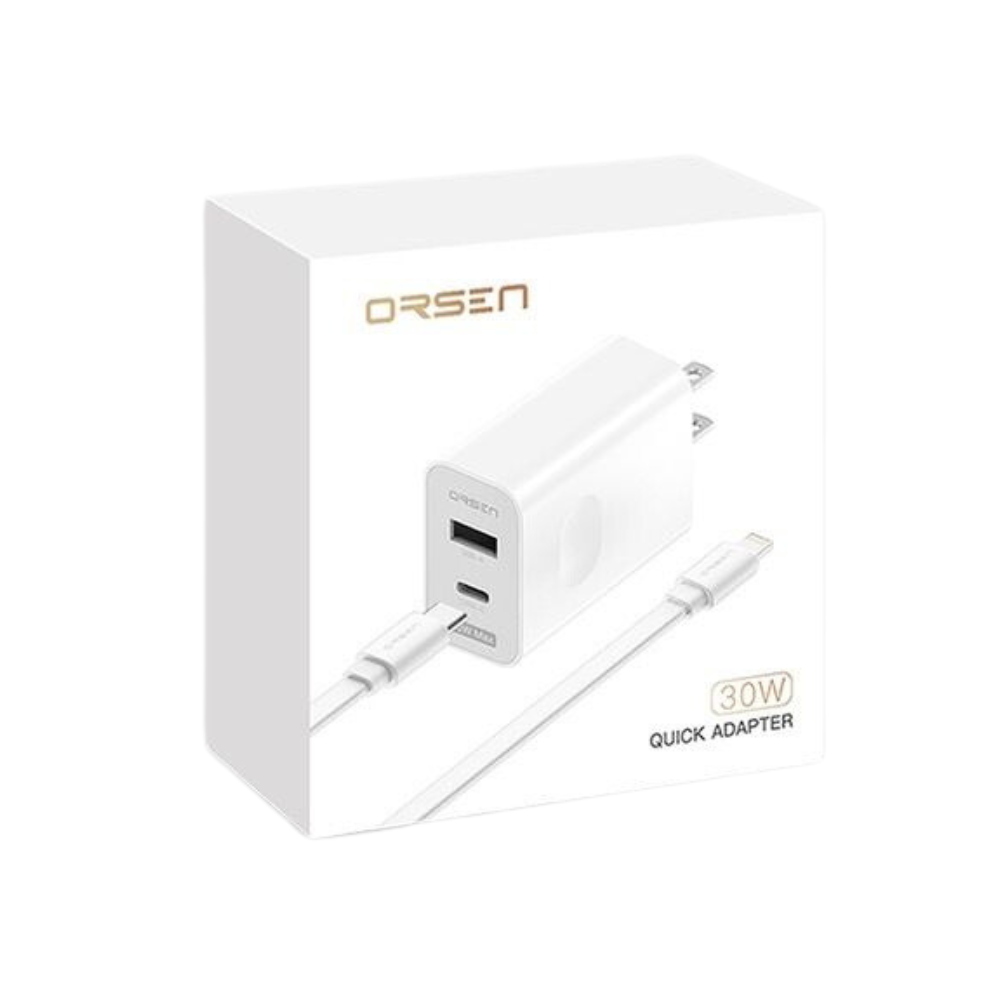 ADAPTER ELOOP C15 PD 30W / QC 3.0  Fast Charge อะแดปเตอร์ จัดส่งฟรี!