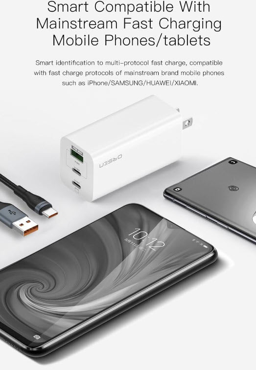 Adapter ELOOP C5 PD/QC 65W GAN Fast Charger ส่งฟรี Kerry Express!