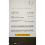 E12 11000 mAh ลายการ์ตูน_C แถมซอง สายชาร์จ & ส่งฟรี EMS / Kerry Express!