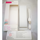 E18 4000 mAh สีเงิน / Silver แถมซอง สายชาร์จ & ส่งฟรี EMS / Kerry Express!