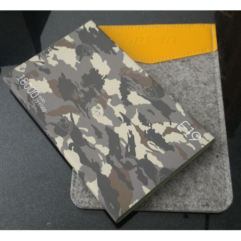 E19 18000mAh สีลายพราง / Camouflage แถมซอง สายชาร์จ & ส่งฟรี Kerry Express