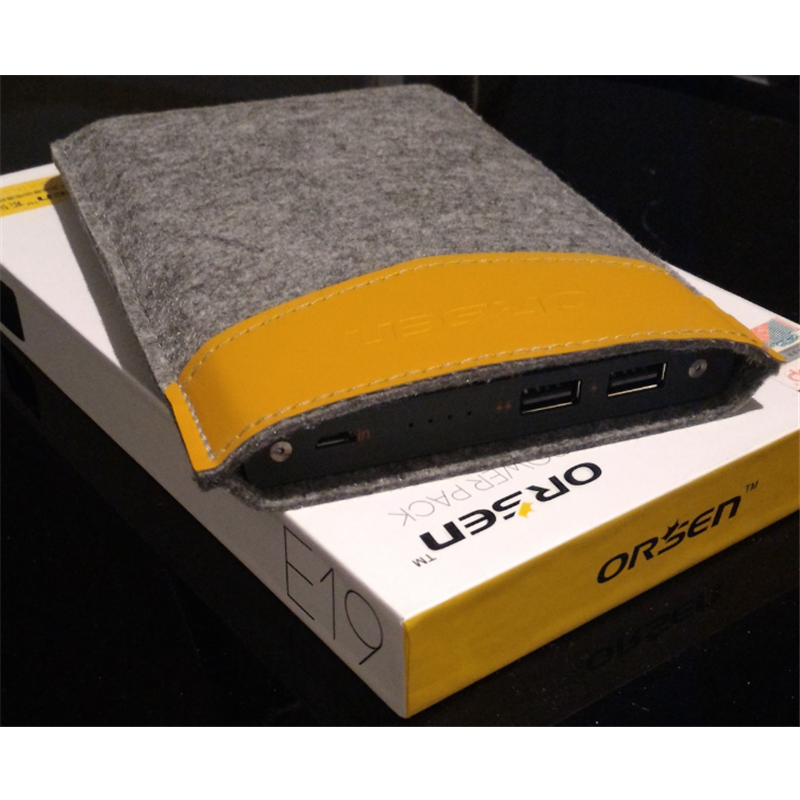โปรโมชั่น! E19 18000 mAh สีดำ / Black 1 ชิ้น แถมซอง สายชาร์จ & ส่งฟรี EMS / Kerry Express!