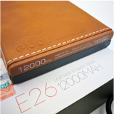 ใหม่! E26 12000 mAh สีนํ้าตาล / ดำ แถมซอง & สายชาร์จ ส่งฟรี Kerry Express & EMS!