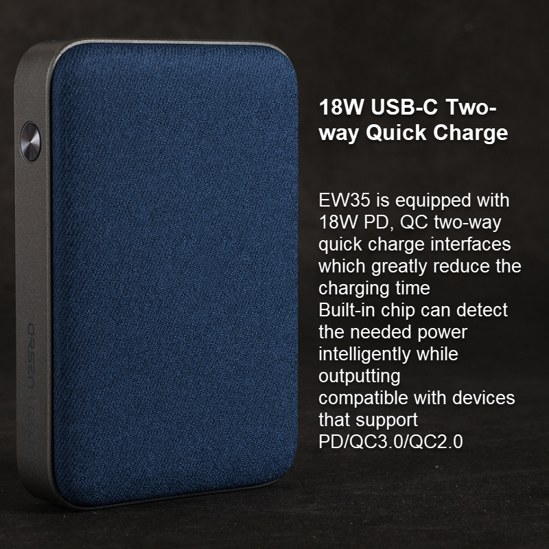 ใหม่! E33 10000 mAh สีดำ / Black แถมซอง & สายชาร์จ ส่งฟรี Kerry Express & EMS!