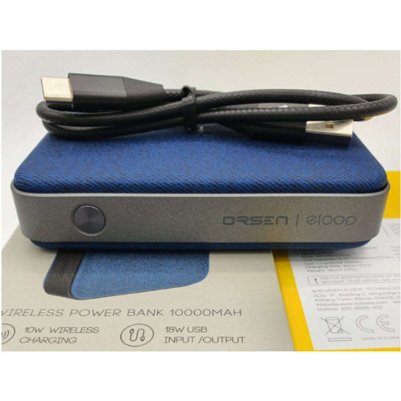 EW35 Powerbank 10000mAh Fast Charge QC3.0 PD 20W สีนํ้าเงิน / Blue จัดส่งฟรี!