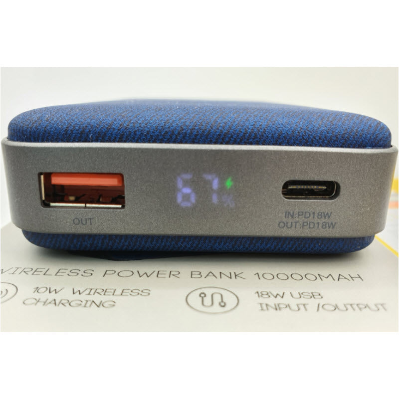 EW35 Powerbank 10000mAh Fast Charge QC3.0 PD 20W สีนํ้าเงิน / Blue จัดส่งฟรี!