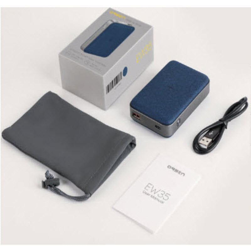 EW35 powerbank 10000mAh Eloop & Orsen พาวเวอร์แบงค์