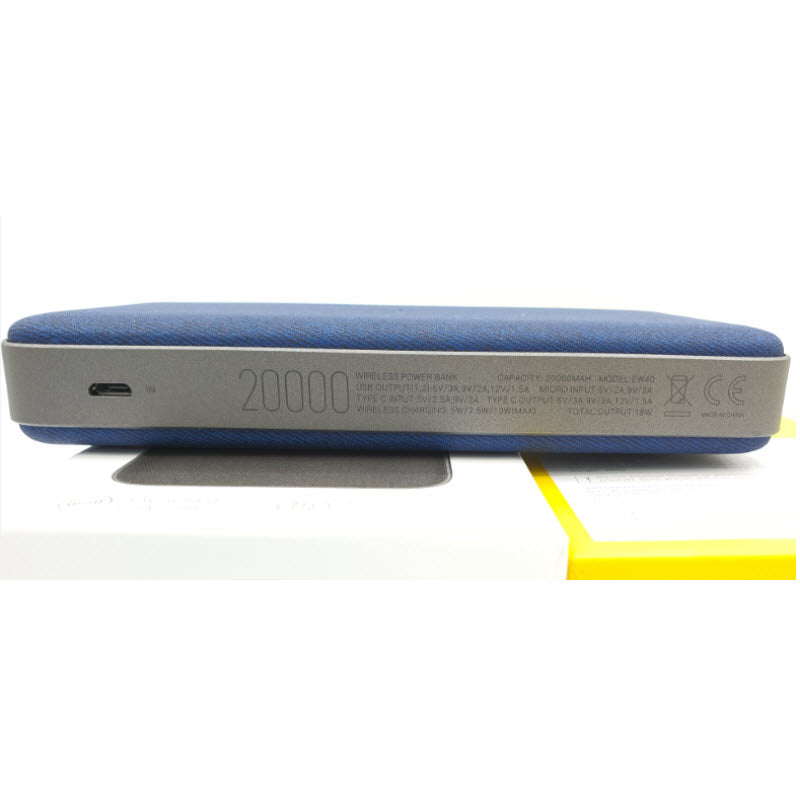 EW40 Powerbank 20000mAh Fast Charge QC3.0 PD 20W สีนํ้าเงิน / Blue สินค้าส่งฟรี!