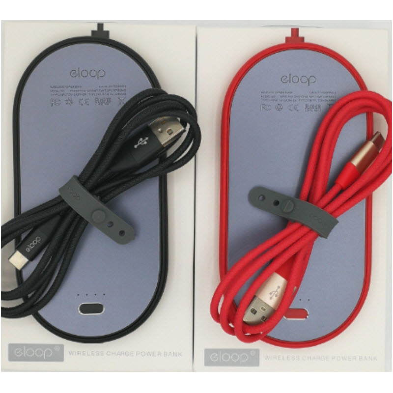 ใหม่! W2 Wiresless Power bank สีแดง / Red แถมซอง & สายชาร์จ ส่งฟรี!